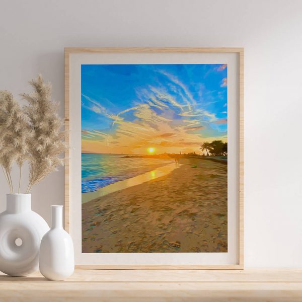 Sunset Printable Digital Wall Art Picture Two
