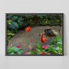 Flamingos and flower digital wall art fourth picture